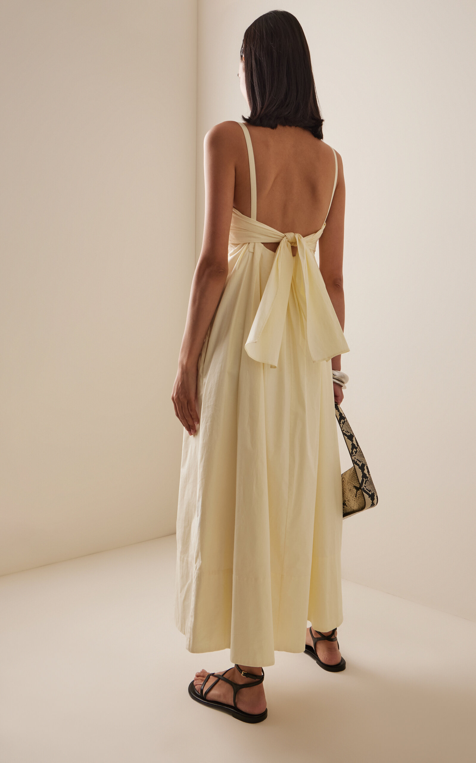 Claudine Tech-Poplin Dress yellow - 4