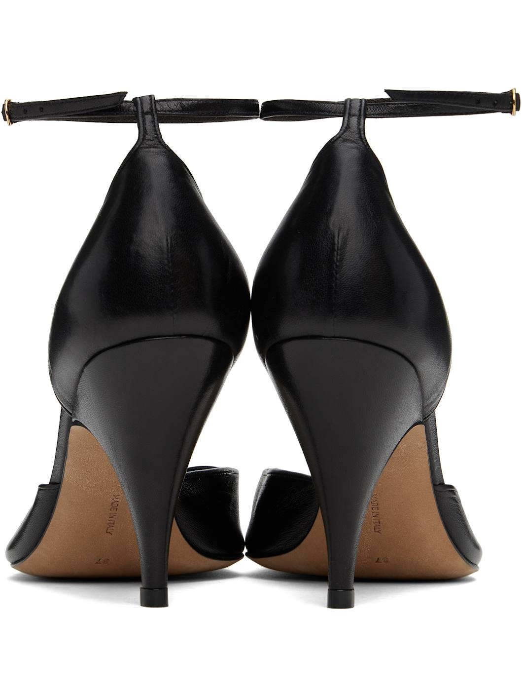 Black Liisa D'Orsay Heels - 2