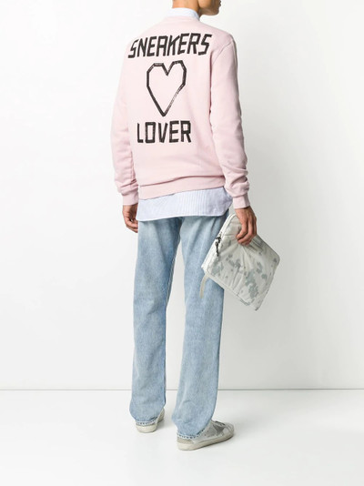 Golden Goose Sneakers Lover print sweatshirt outlook