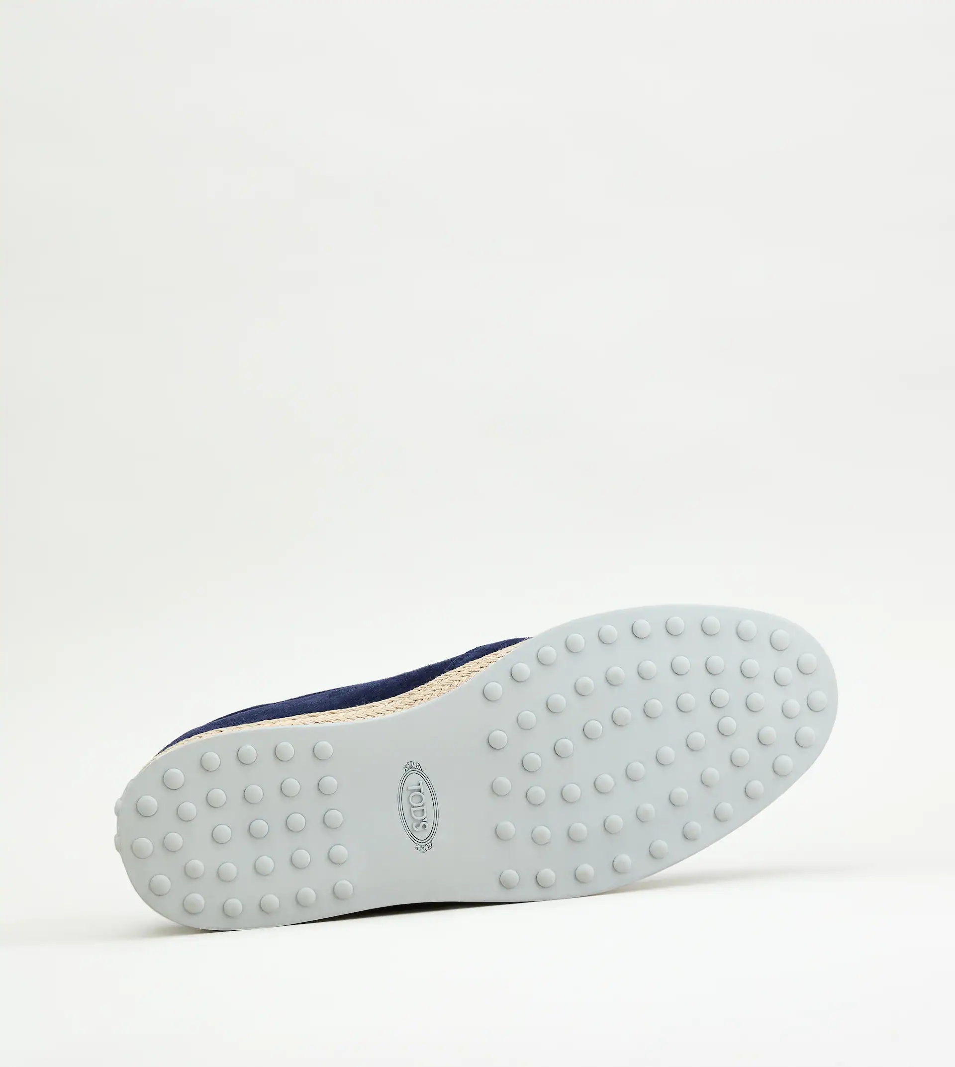 SLIP-ON SHOES IN SUEDE - BLUE - 3