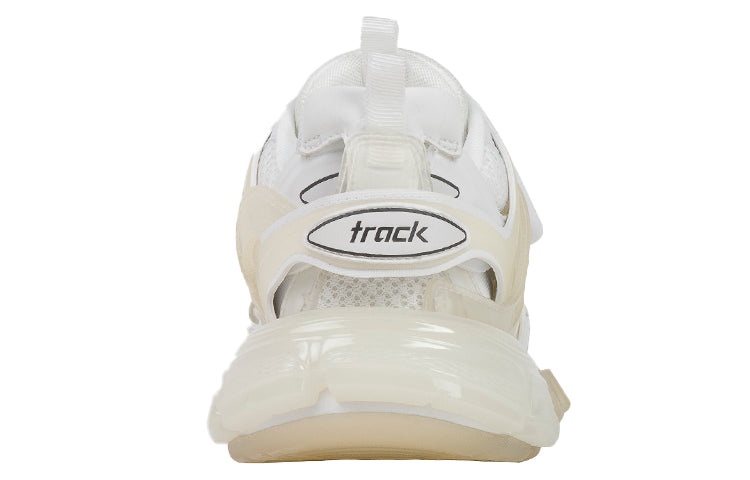 Balenciaga Track Clear Sole Low Mesh Nylon Sneakers White 647742W3BM19000 - 5