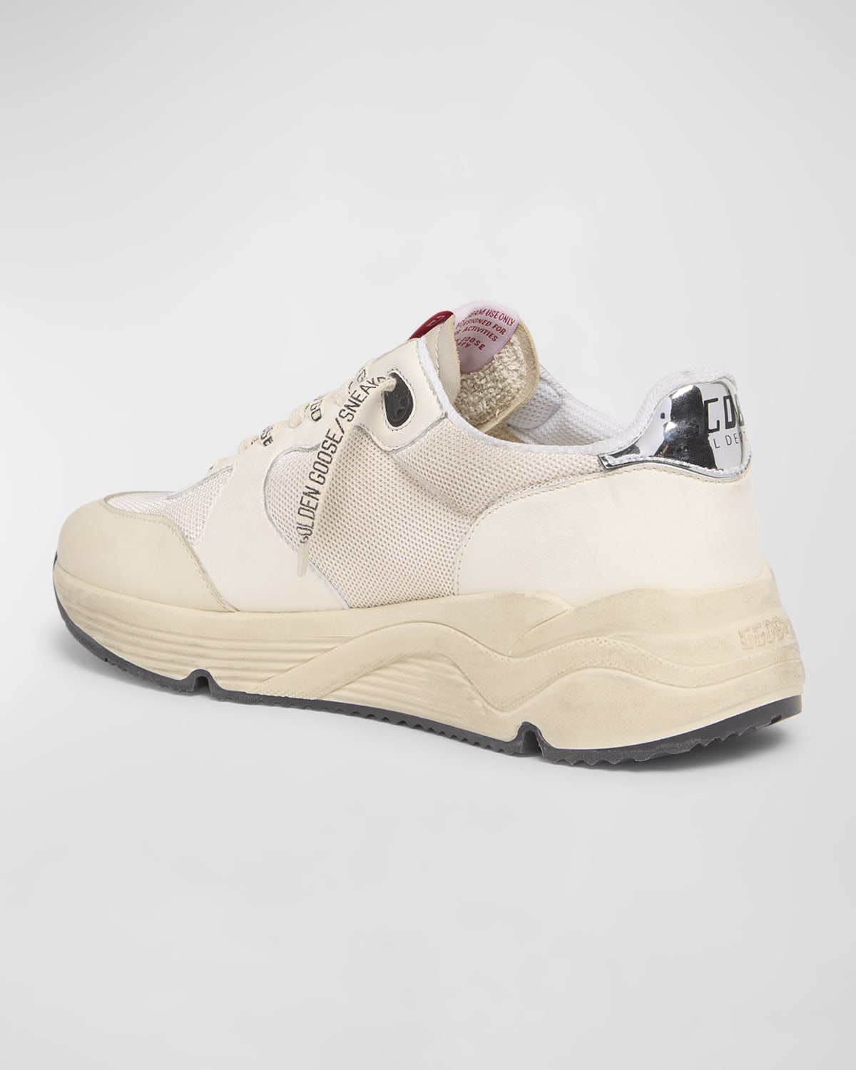 Golden Goose Running Sole Mixed Leather Sneakers