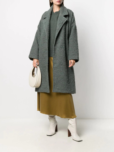 UMA WANG textured drop shoulder coat outlook