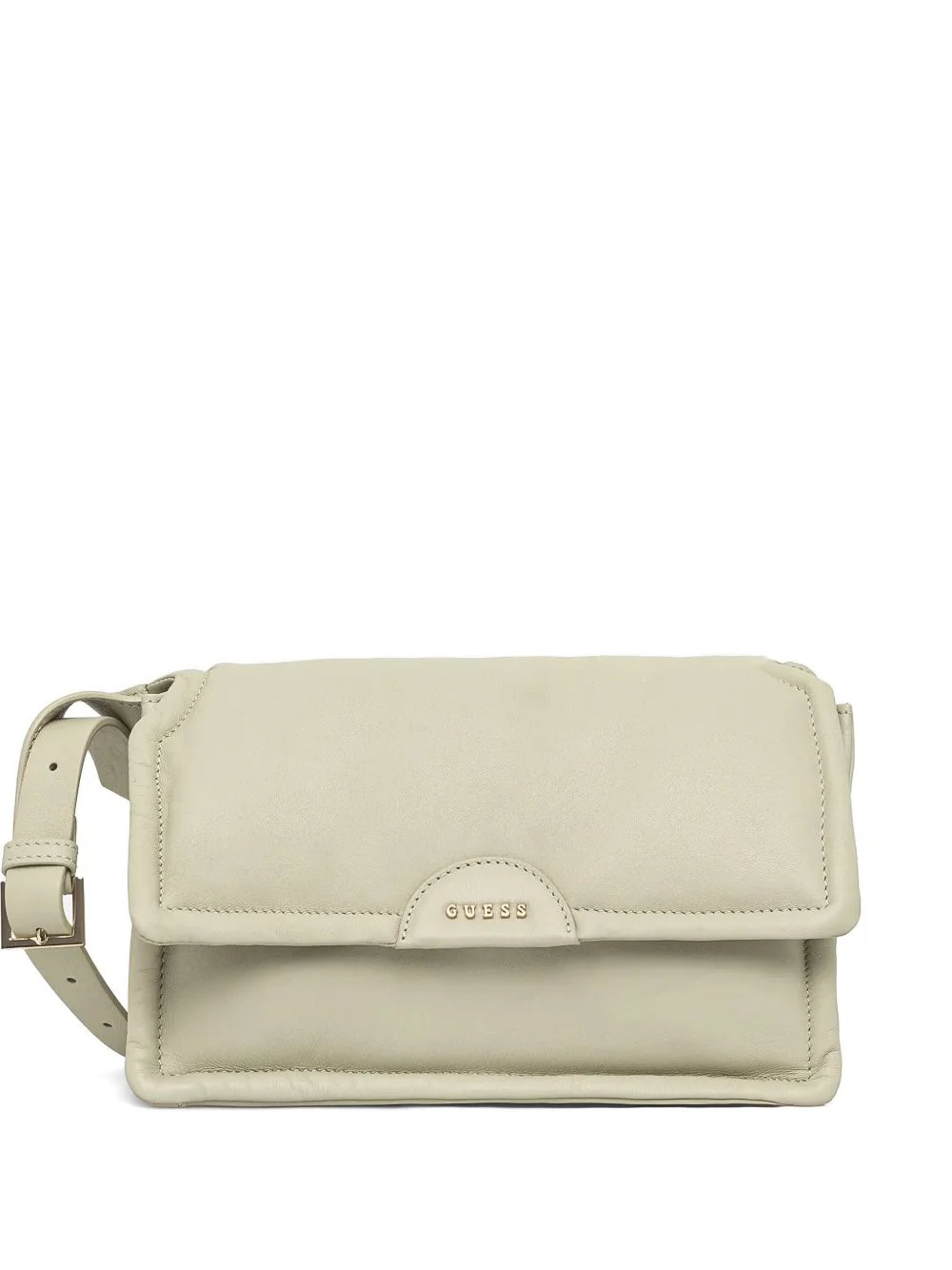 padded flap-closure satchel bag - 1