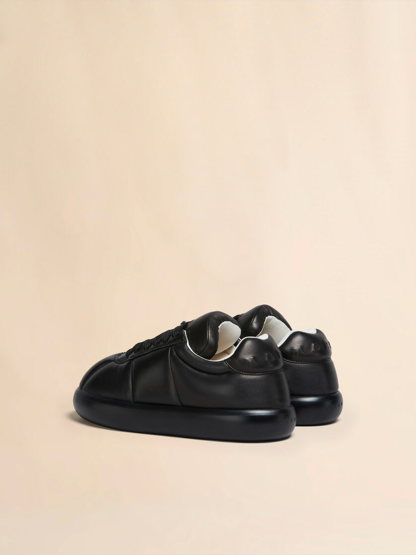 BLACK LEATHER BIGFOOT 2.0 SNEAKER - 3