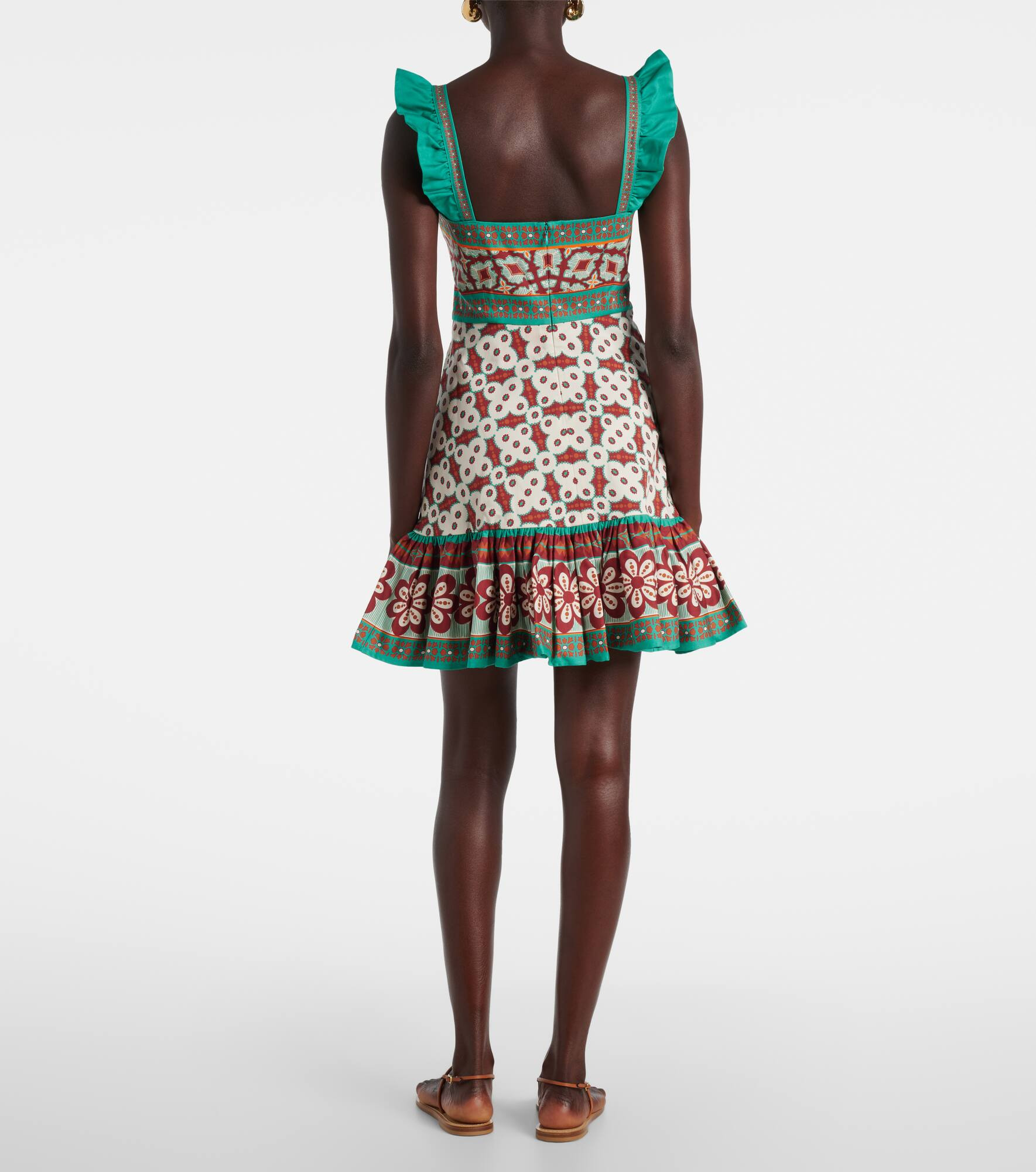 Mini Gingerbread printed minidress - 3