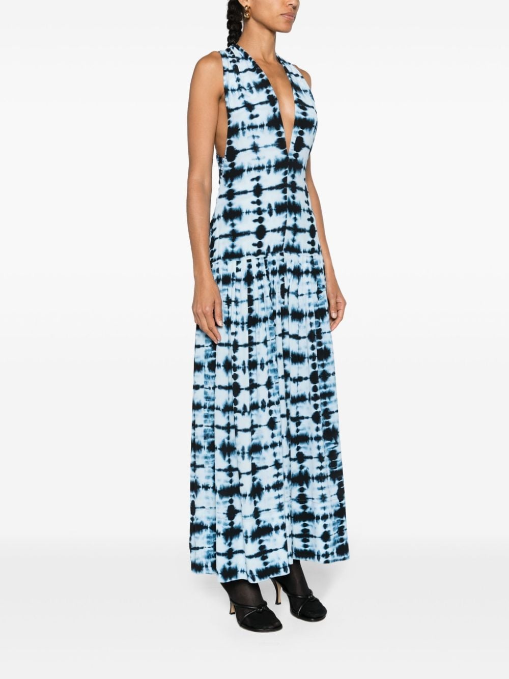 Simone tie-dye midi dress - 3