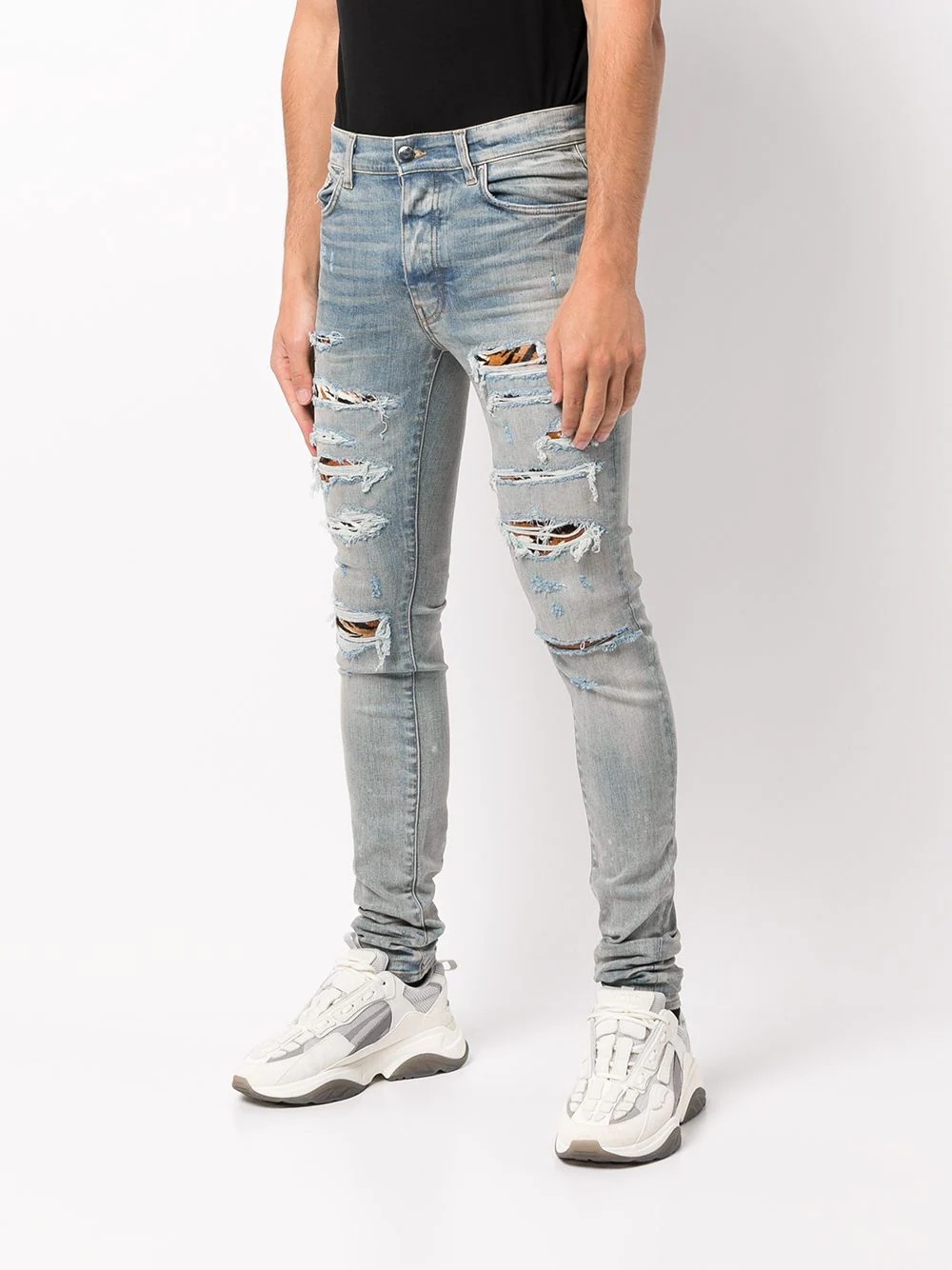 MX1 distressed skinny jeans - 3