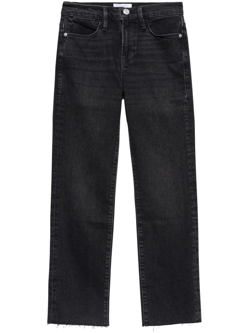 Le High Straight released hem jeans 1