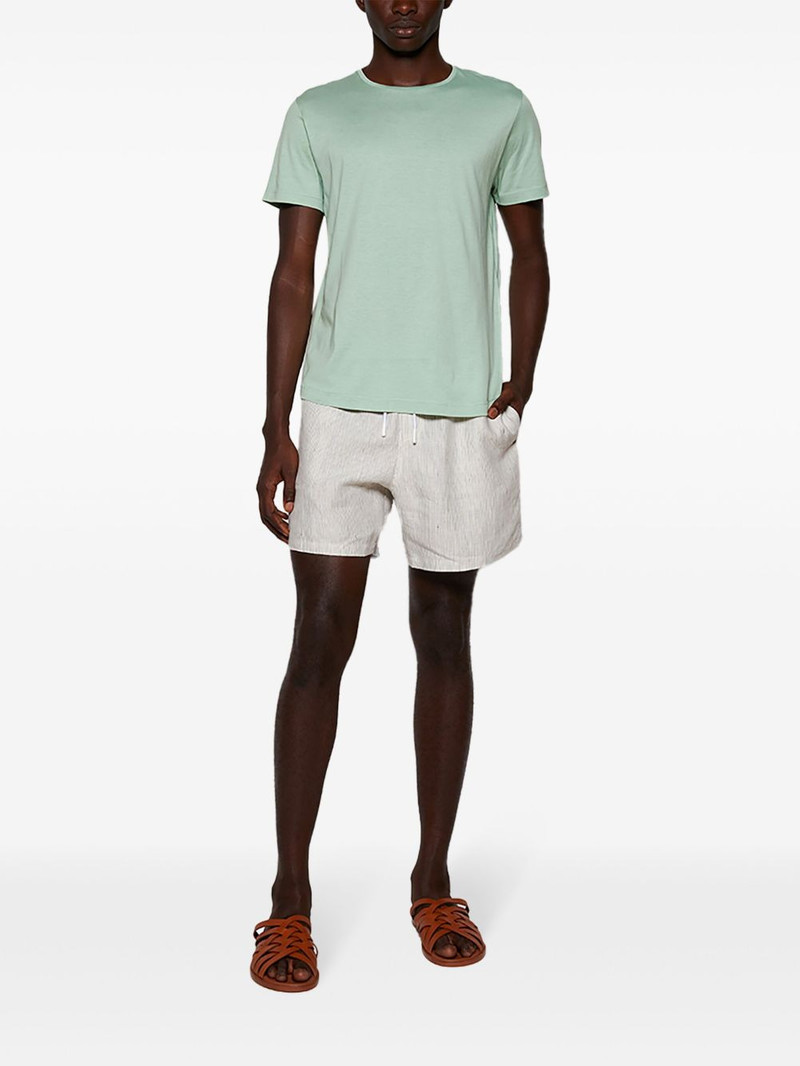 Loro Piana striped shorts outlook