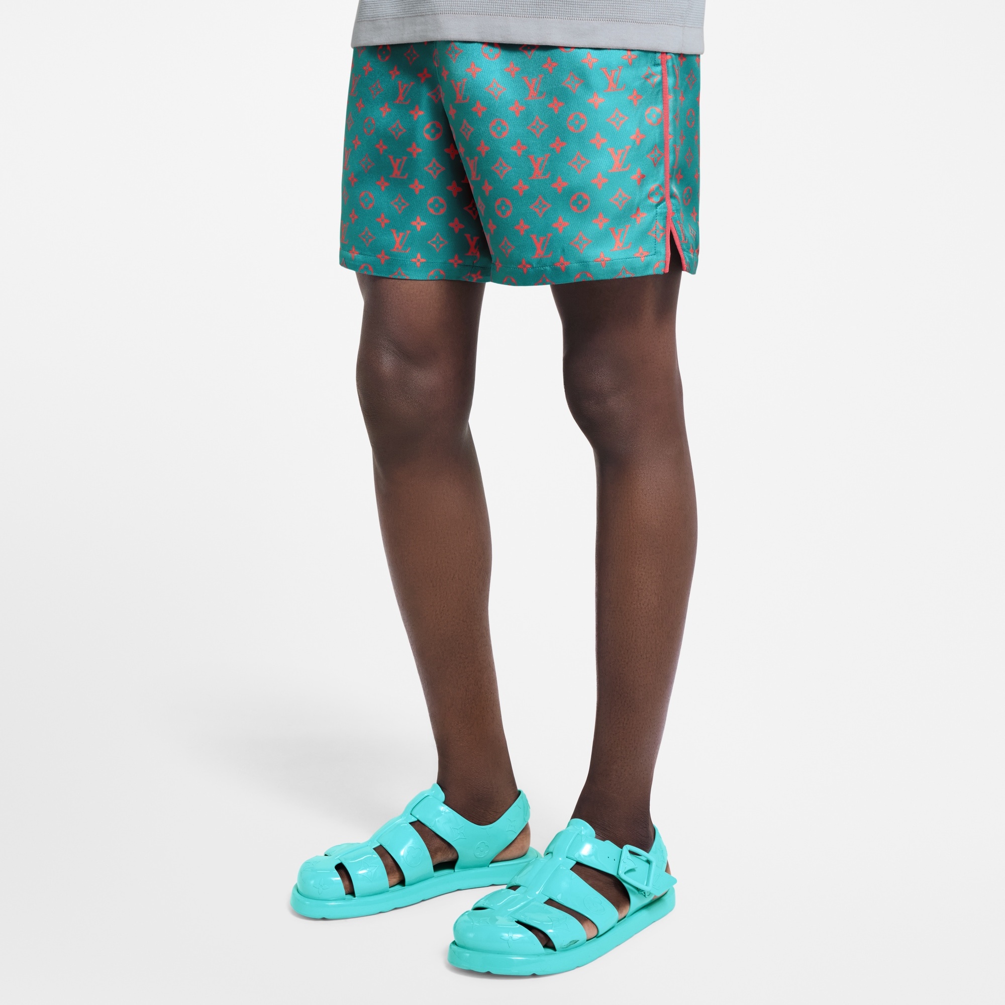 Monogram Silk Shorts - 2