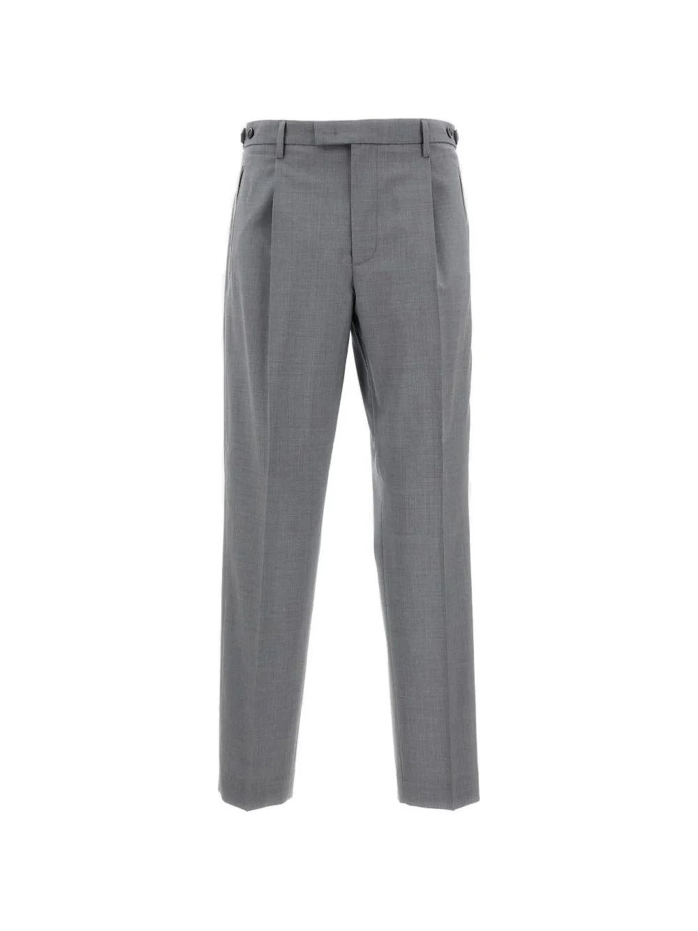 metallic topstitching trousers - 1