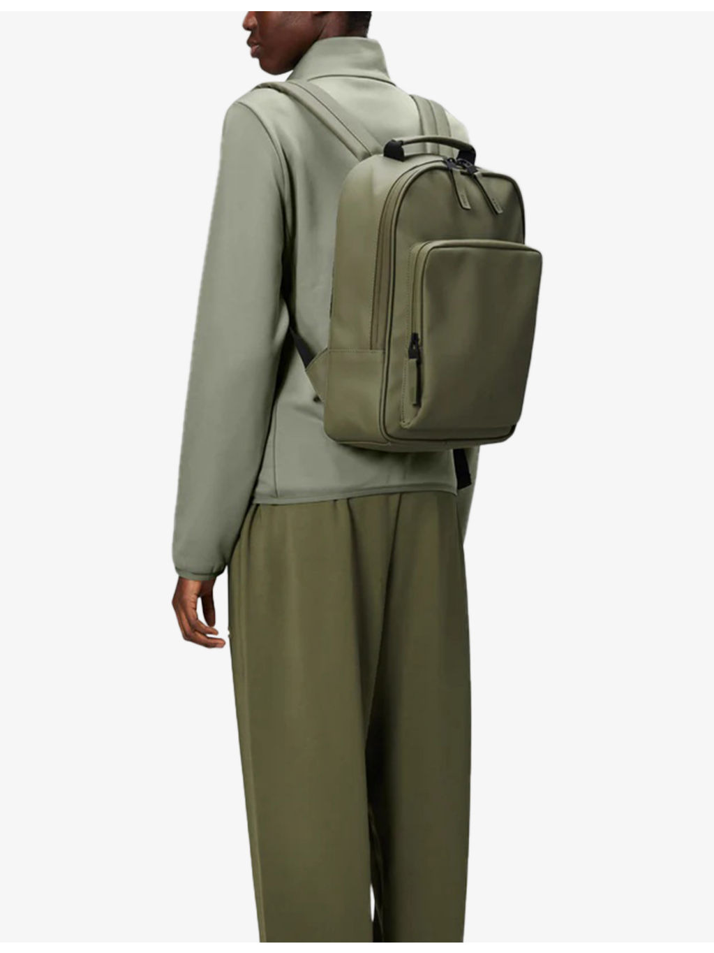 Book coated-shell backpack - 2