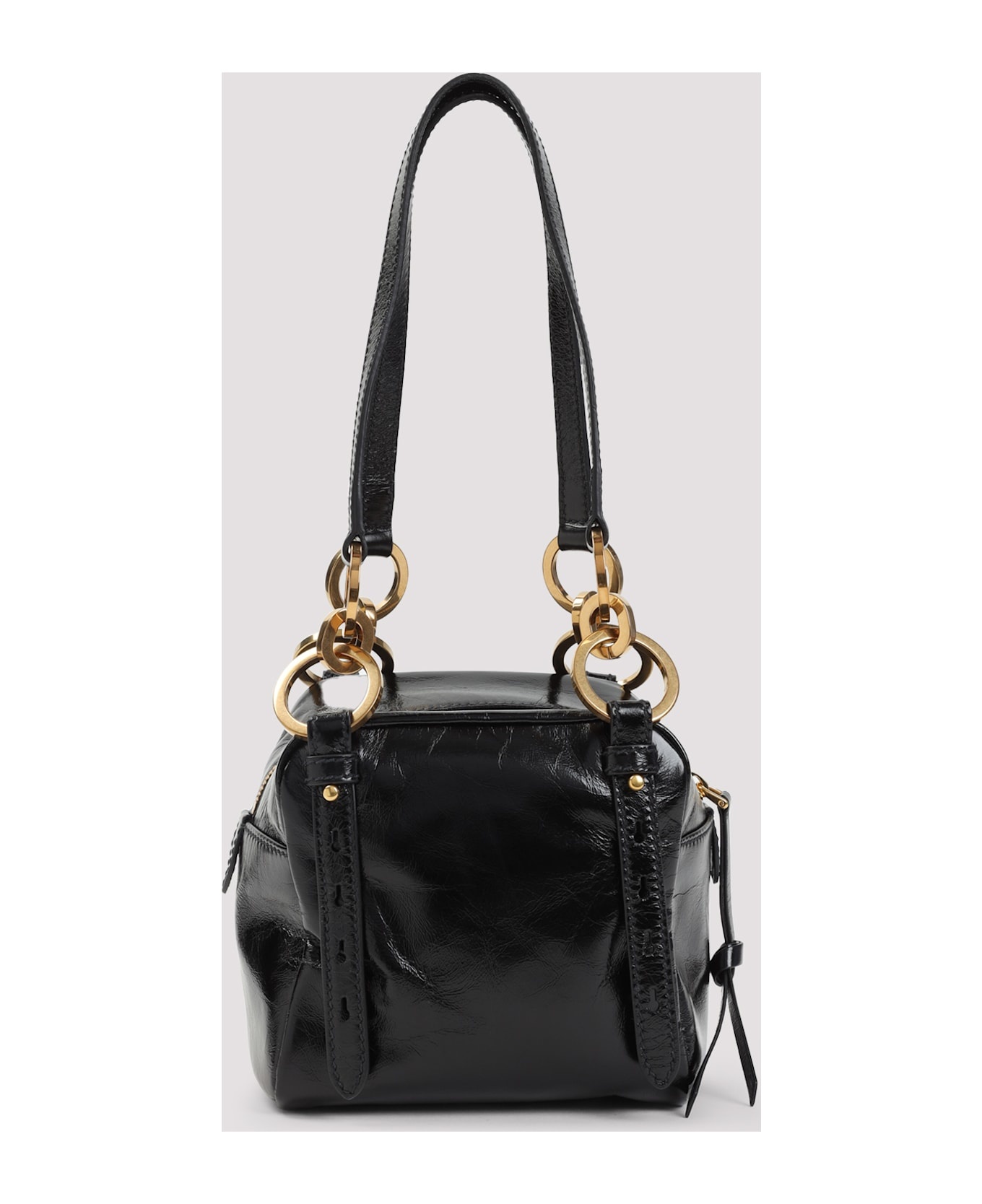 Black Mini Prada Dangle Handbag - 4