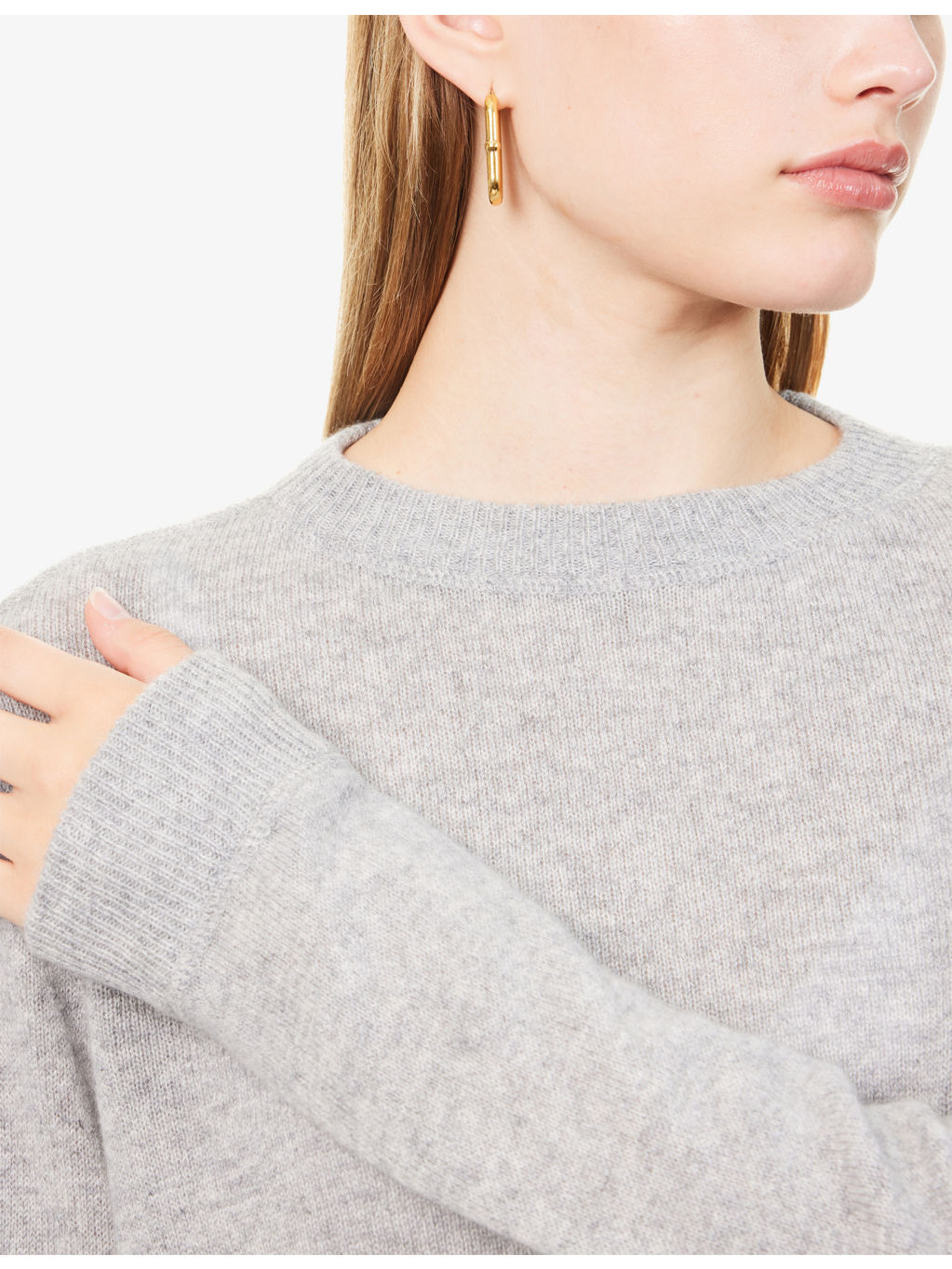 Relaxed-Fit Round-Neck Cashmere Jumper - 5