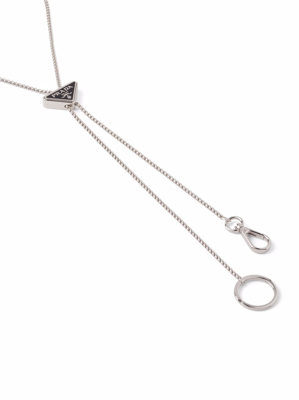 triangle logo necklace keychain - 3