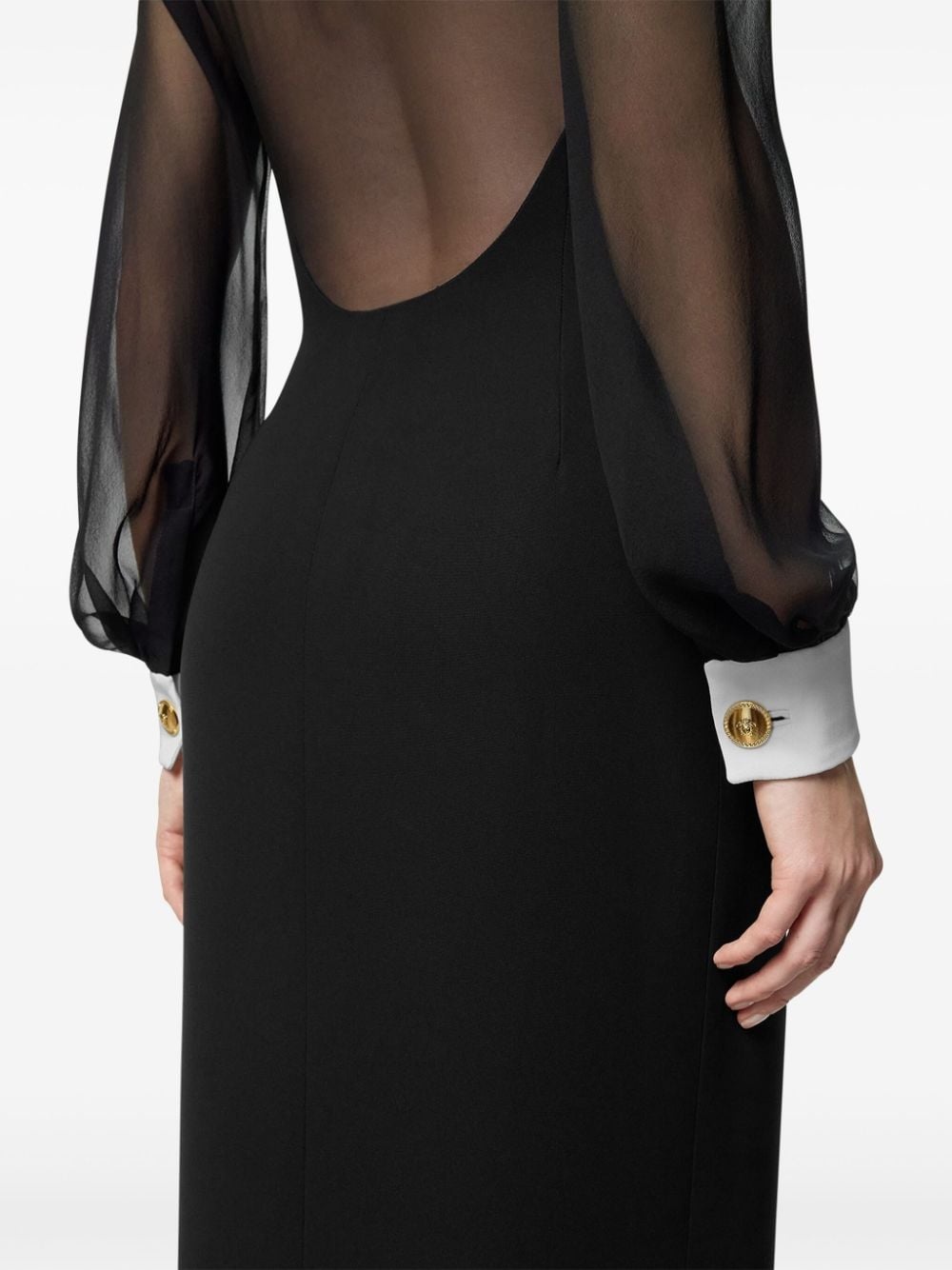 silk maxi dress - 5