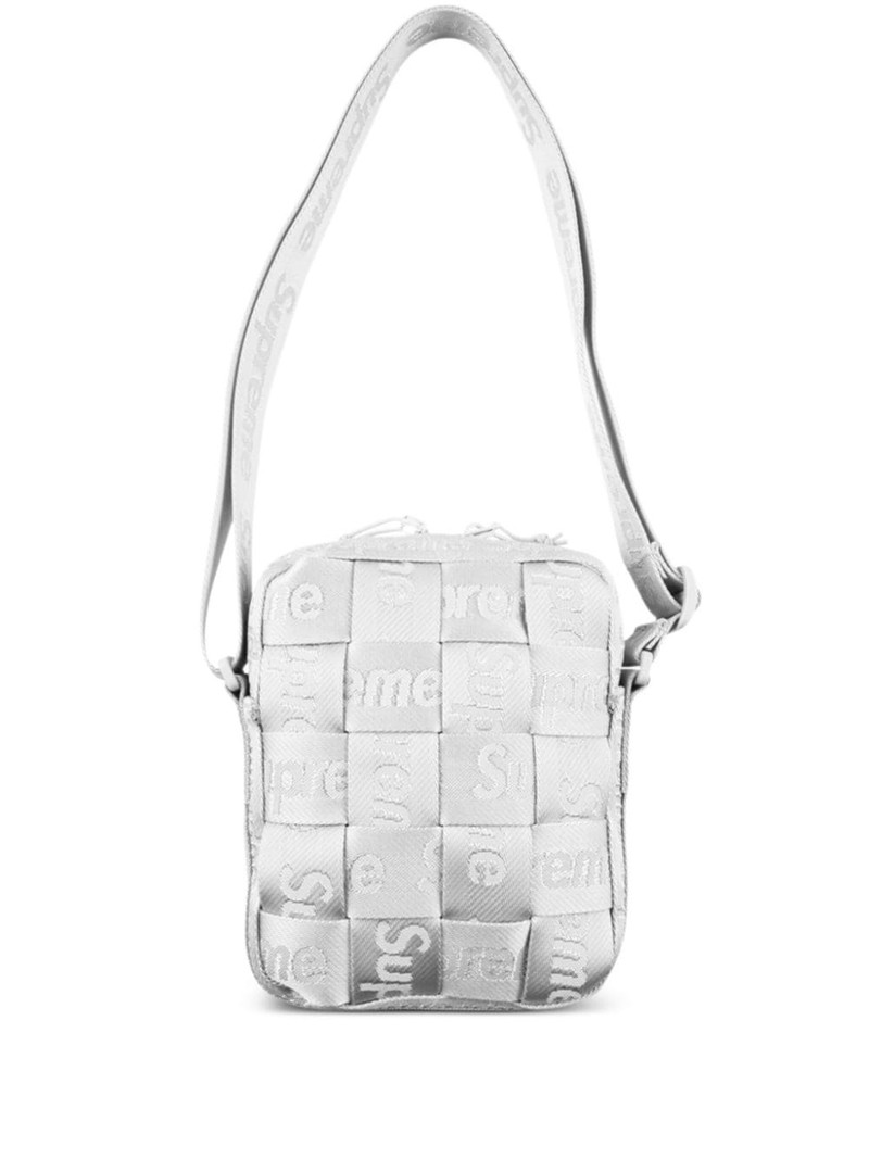 woven shoulder bag - 1