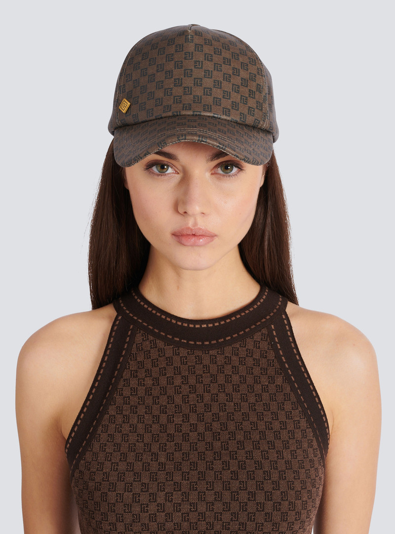 Balmain Balmain mini monogram cap outlook