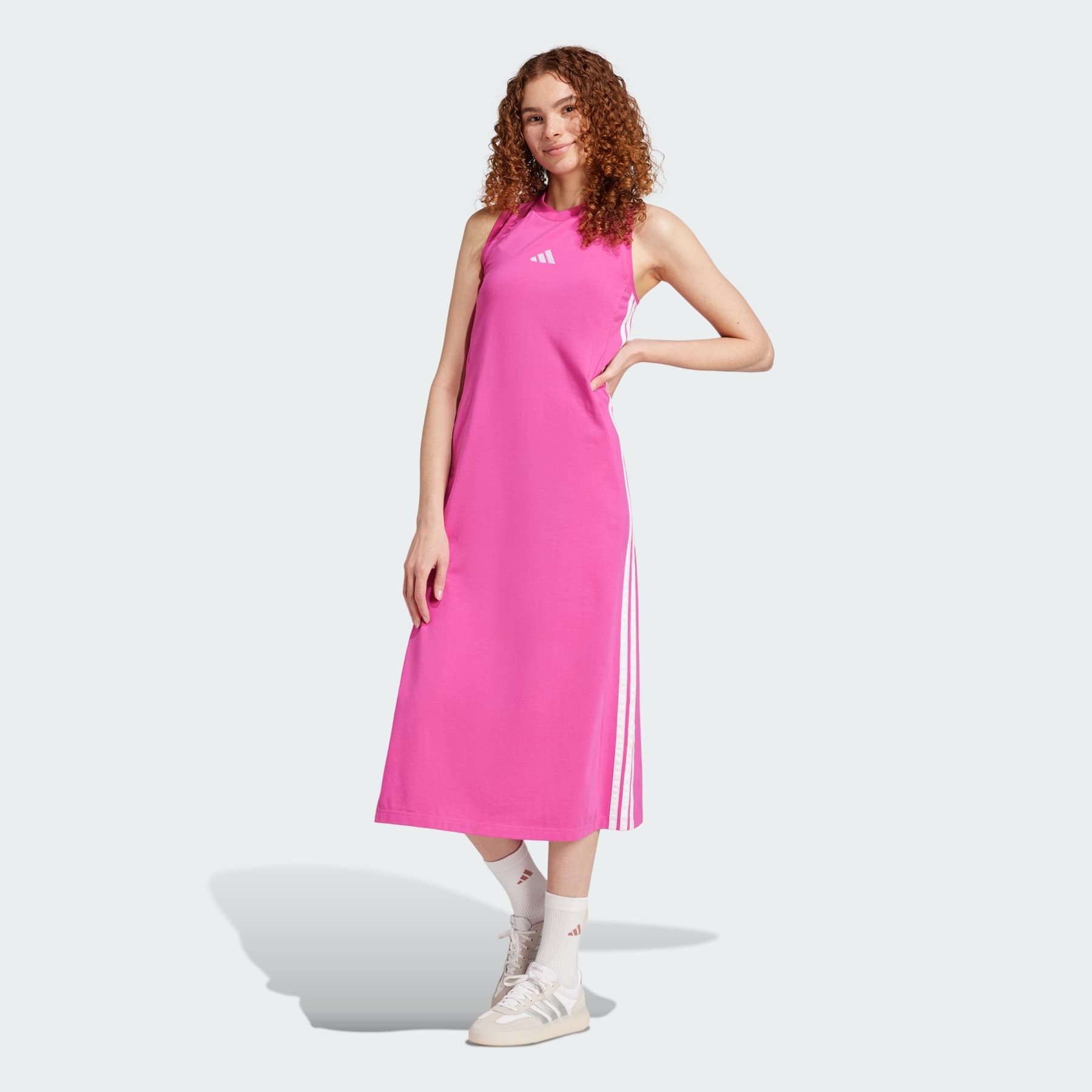Essentials 3-Stripes Long Racerback Dress - 2