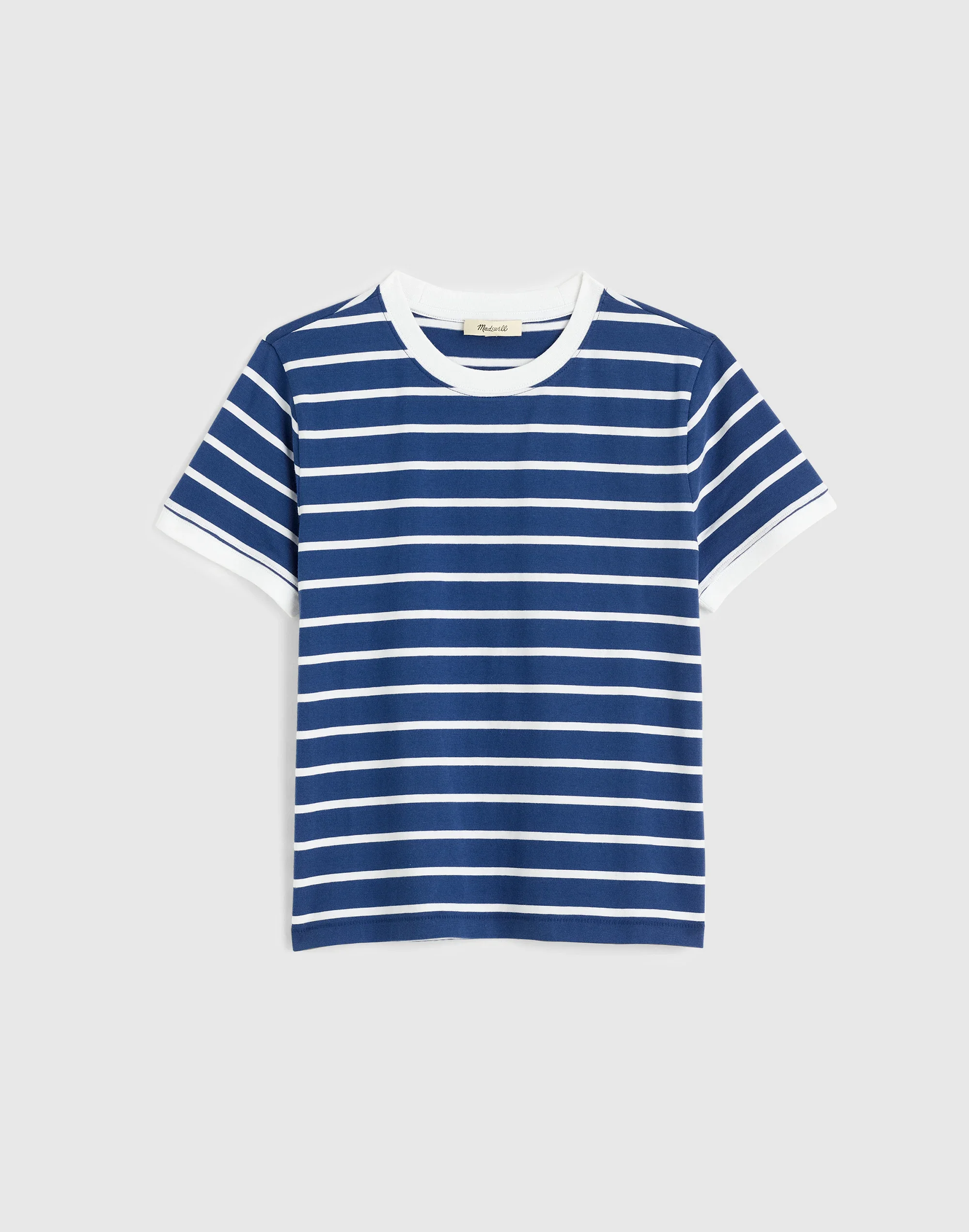 The Perfect Crewneck Baby Tee in Allday Jersey - 1