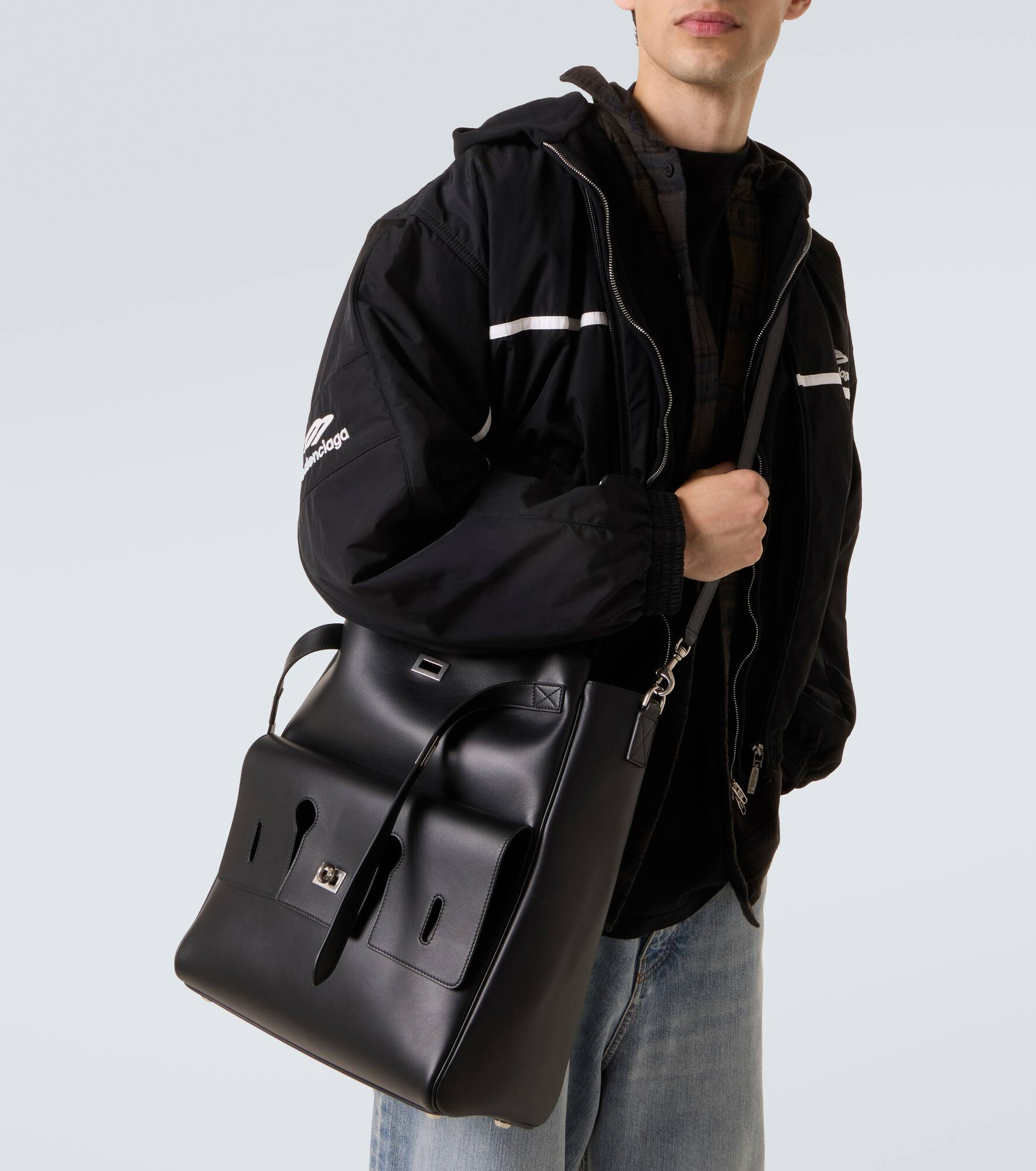 Bel Air leather messenger bag - 2