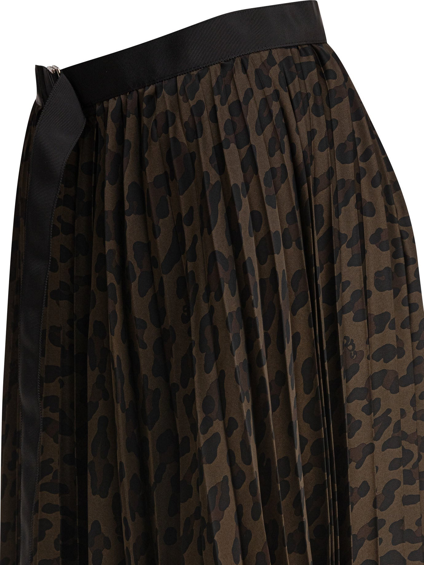 Sacai Women Leopard Skirt - 4