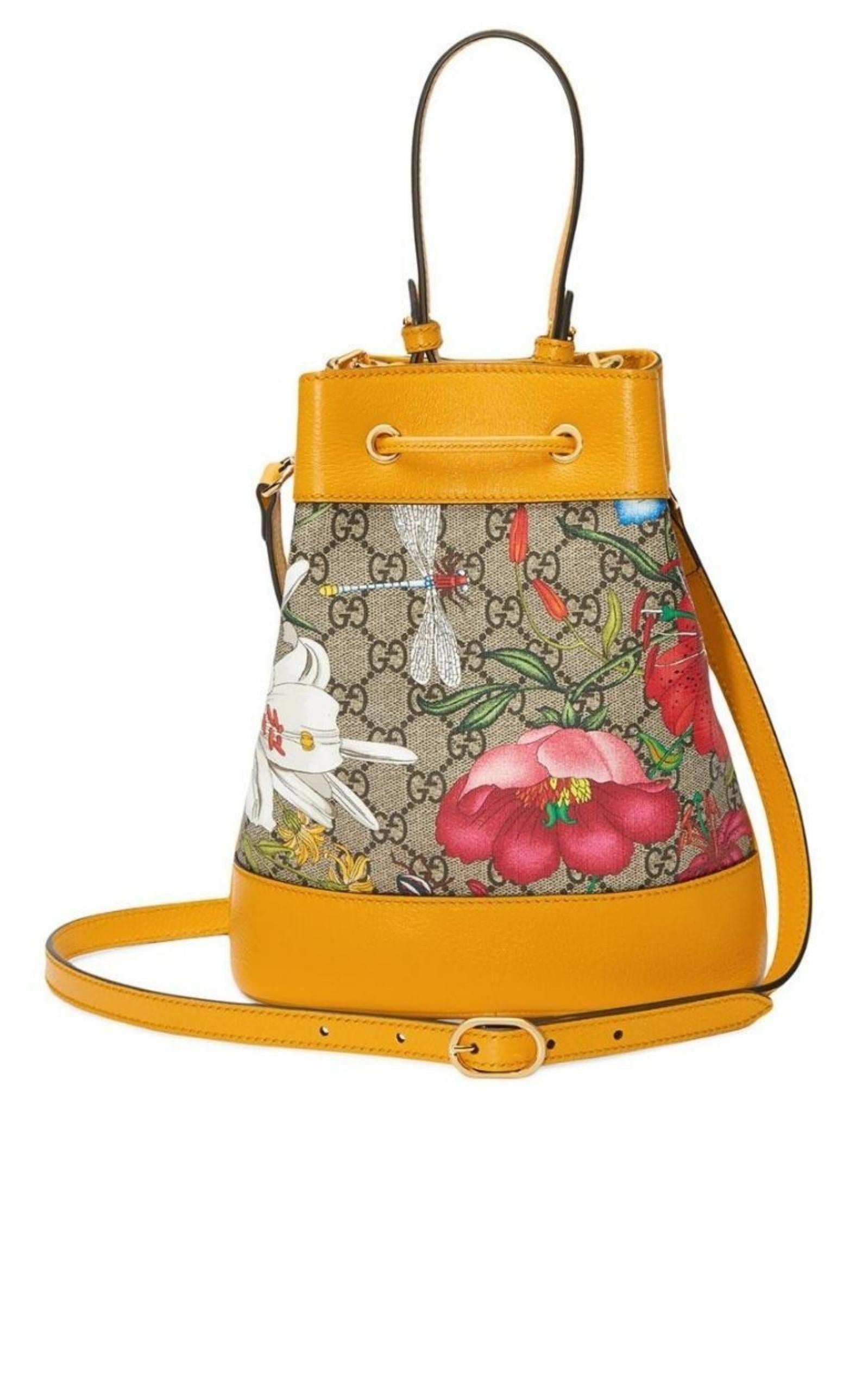 バックパック・リュック Ophidia Flora Pattern Backpack You'll Want to Add These GG Flora Ophidia Bags to Your