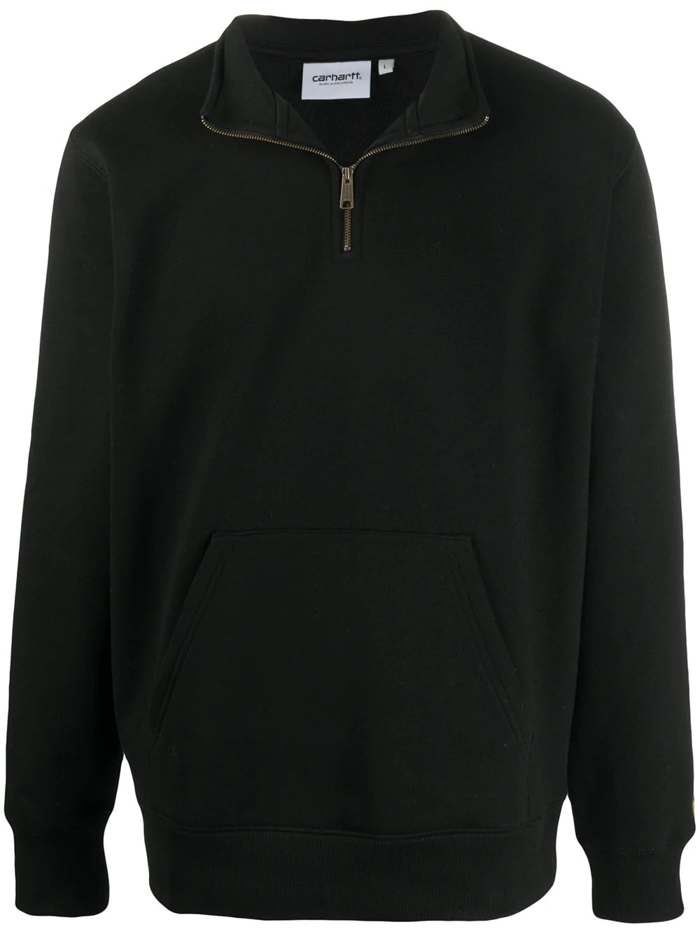 zipped pullover jumper - 1