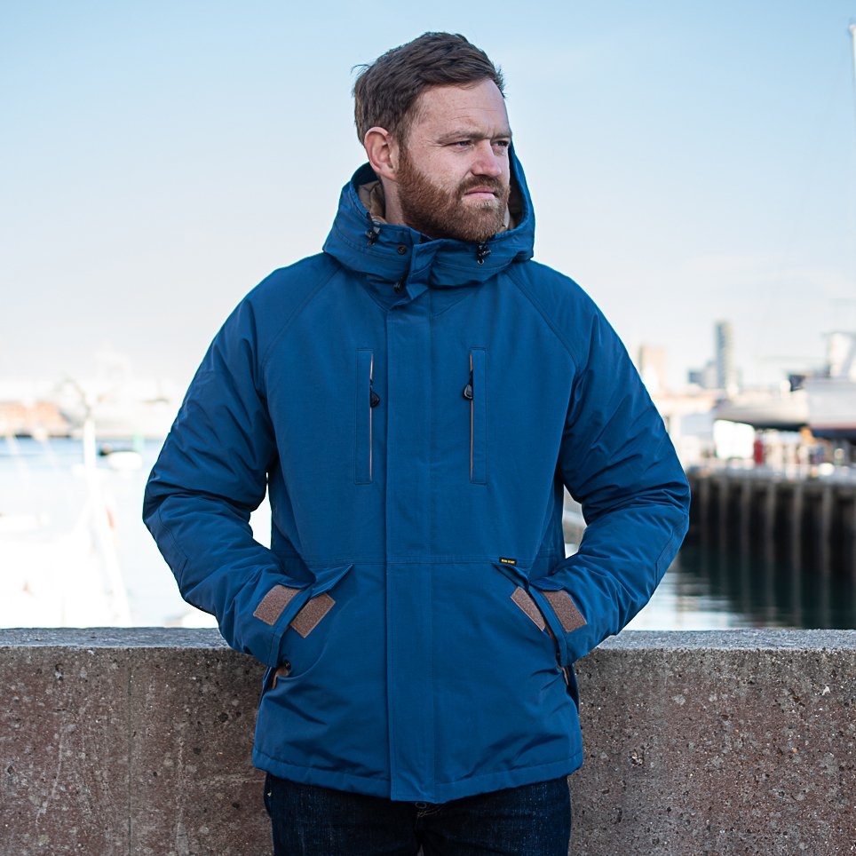 IHJ-75-BLU PrimaLoft® x eVent® Mountain Parka - Blue - 4