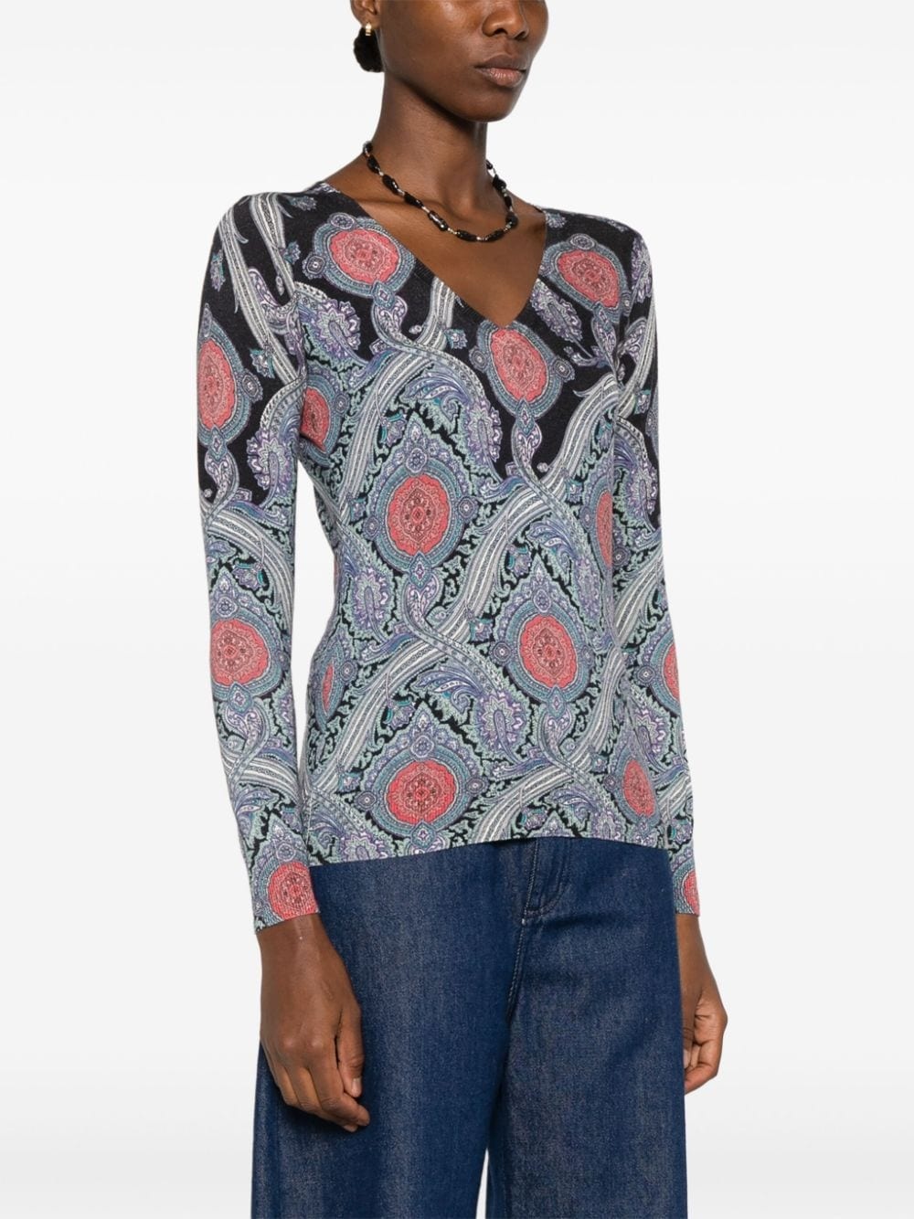 paisley sweater - 3