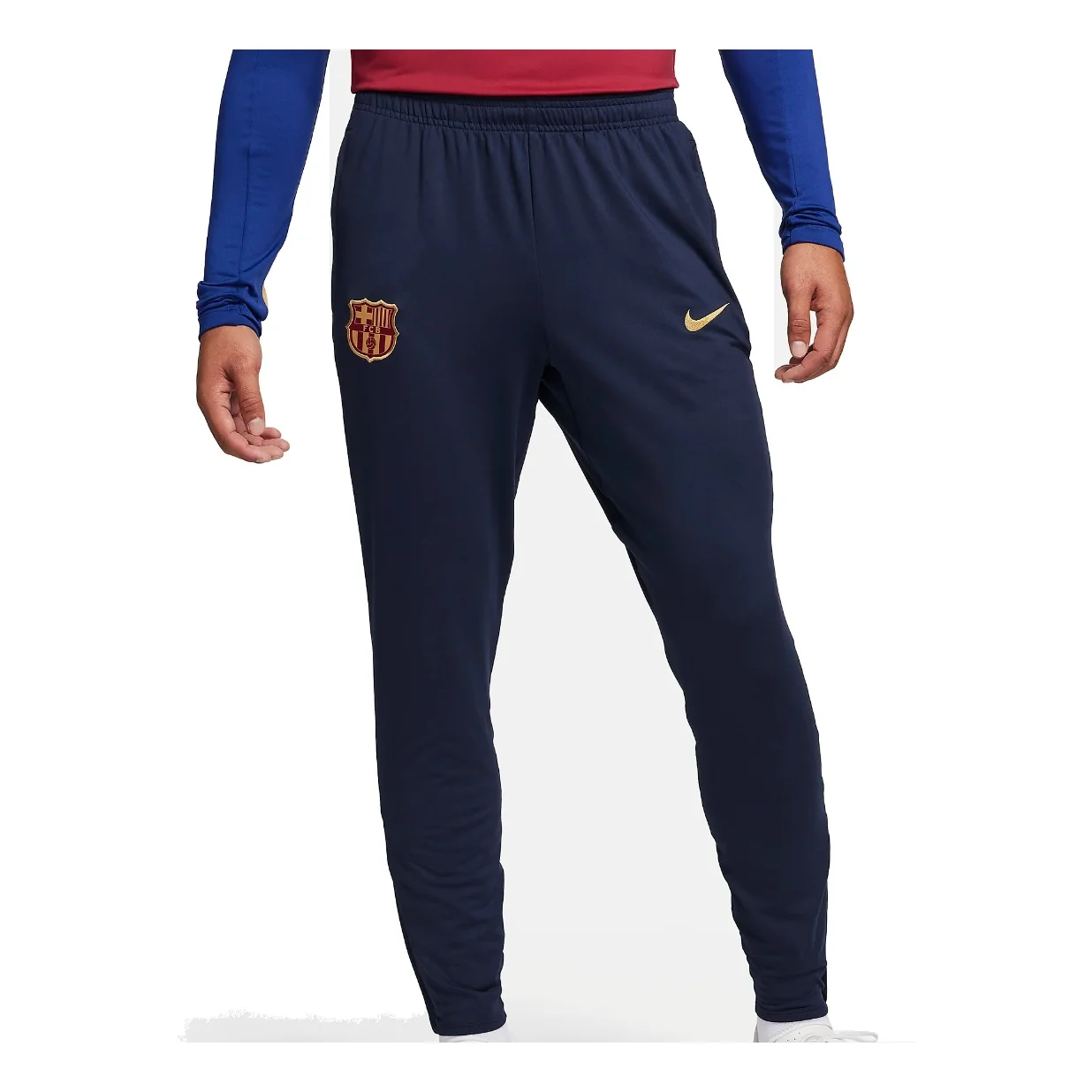 Nike 드리프 F.C. 바르셀로나 스트라이크 축구 바지 'Obsidian'FJ5401-451 - 1