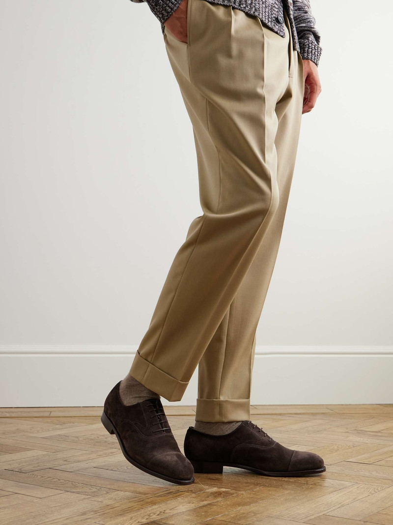 Grenson Cambridge Suede Oxford Shoes outlook