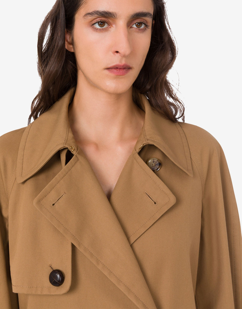 COTTON BLEND GABARDINE TRENCH COAT 3