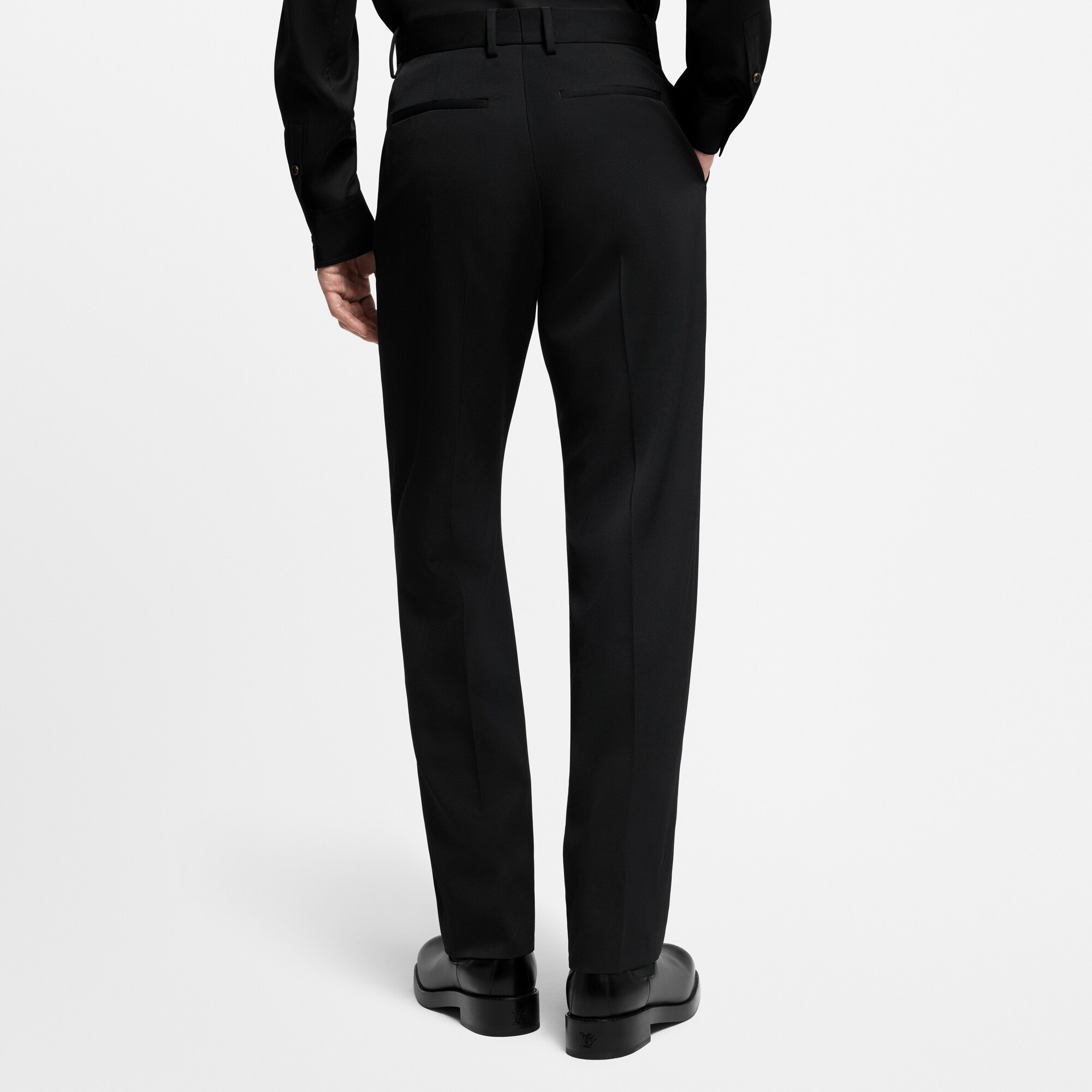 Tailored Wool Cigarette Pants - 5