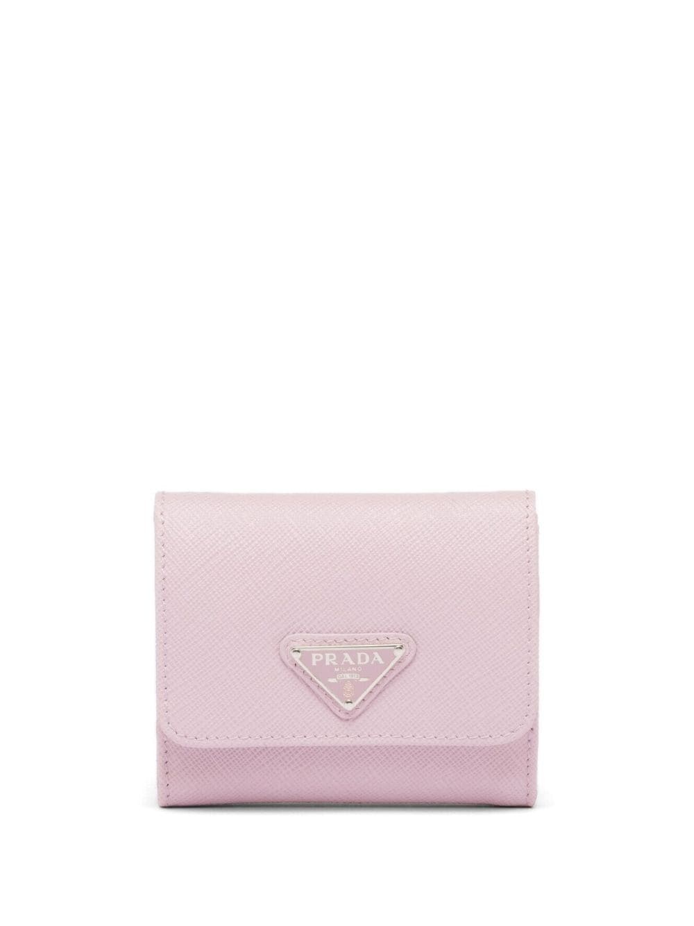 triangle-logo Saffiano leather wallet - 2