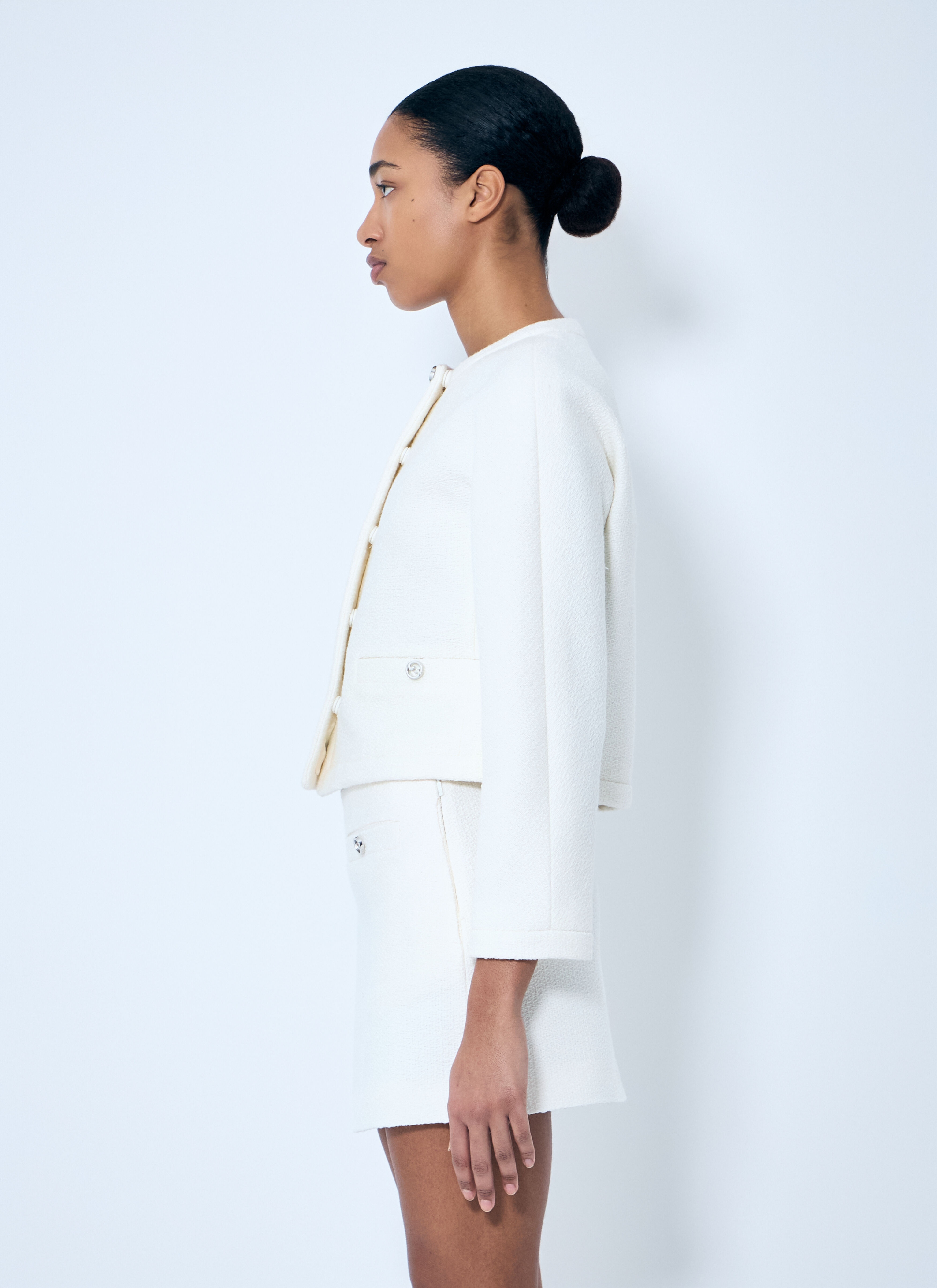 Wool-Blend Boucle Jacket - 3