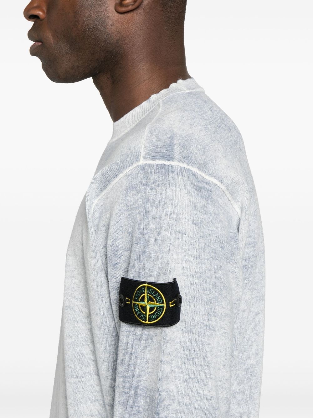 mélange-effect sweater - 5