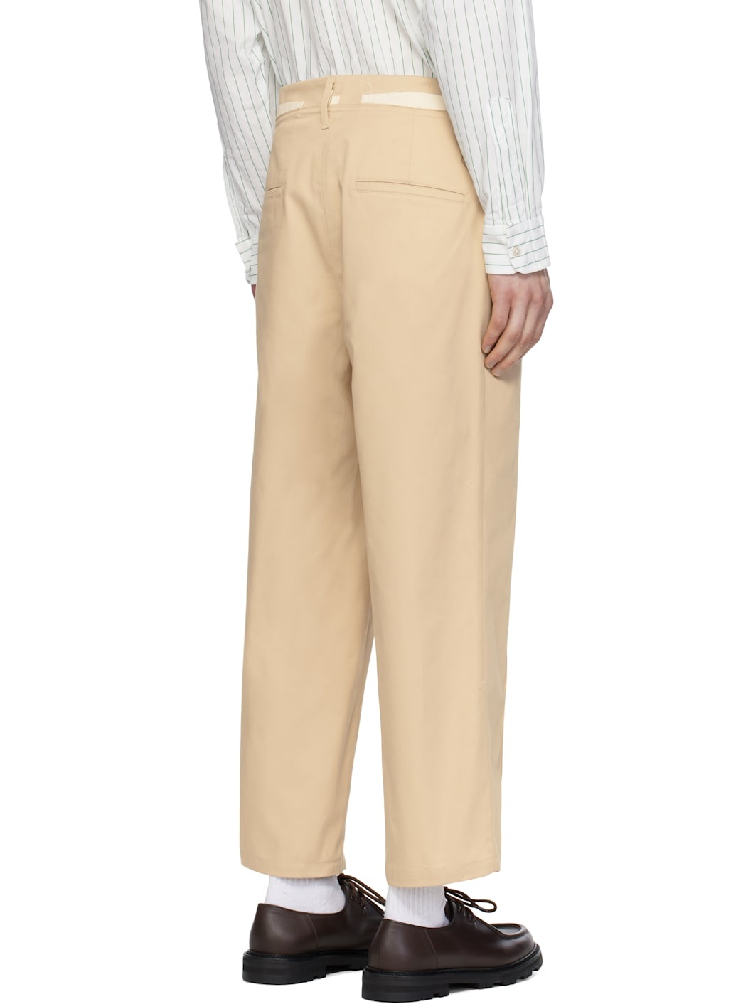 Beige Slack Trousers - 3