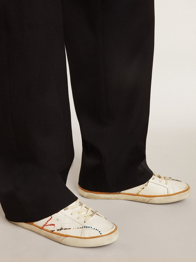 Men’s Super-Star LTD with perforated star and metallic leather heel tab 3
