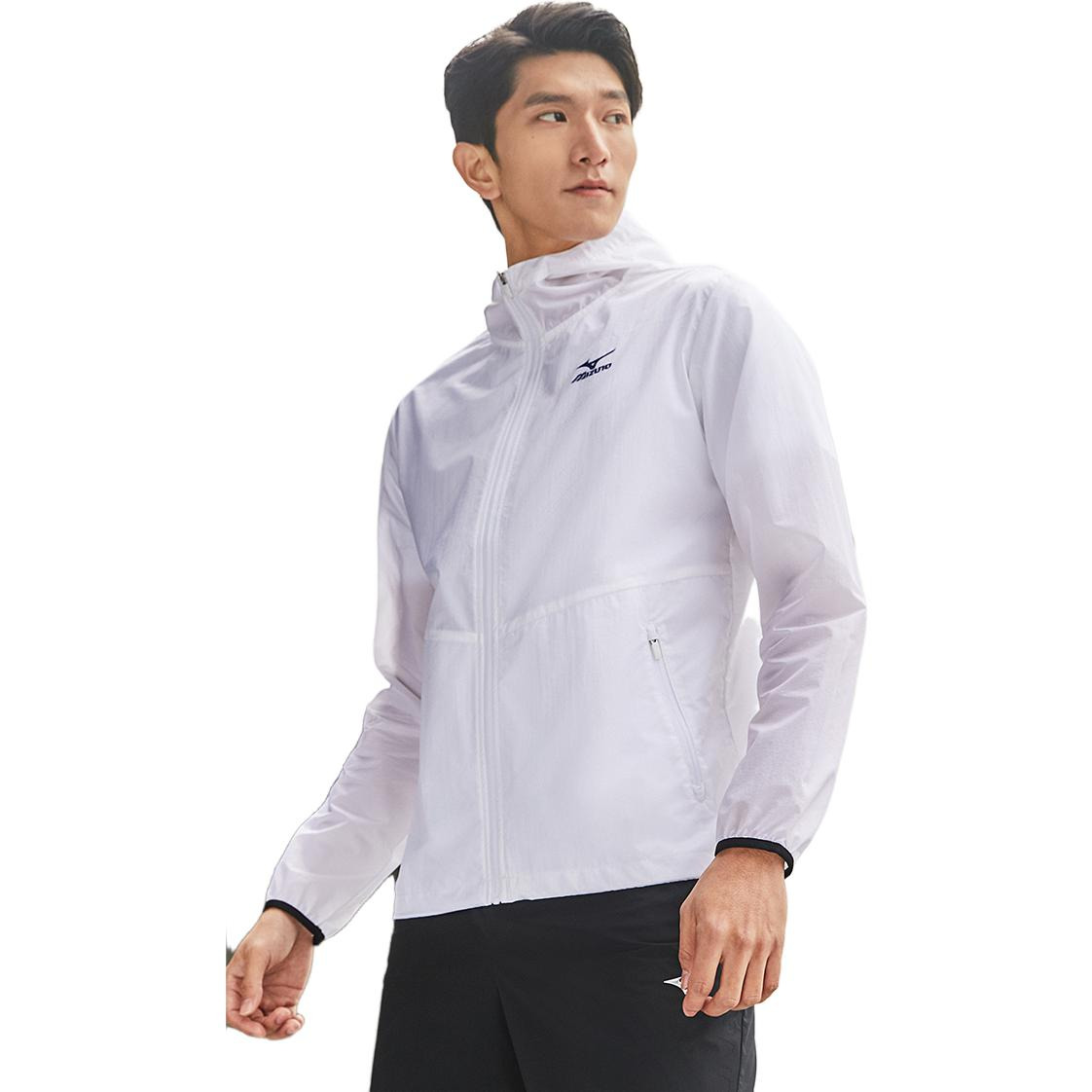Mizuno Logo Performance Jacket 'White' J2CE31E1 - 3