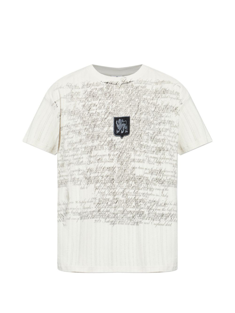 lettering T-shirt 1