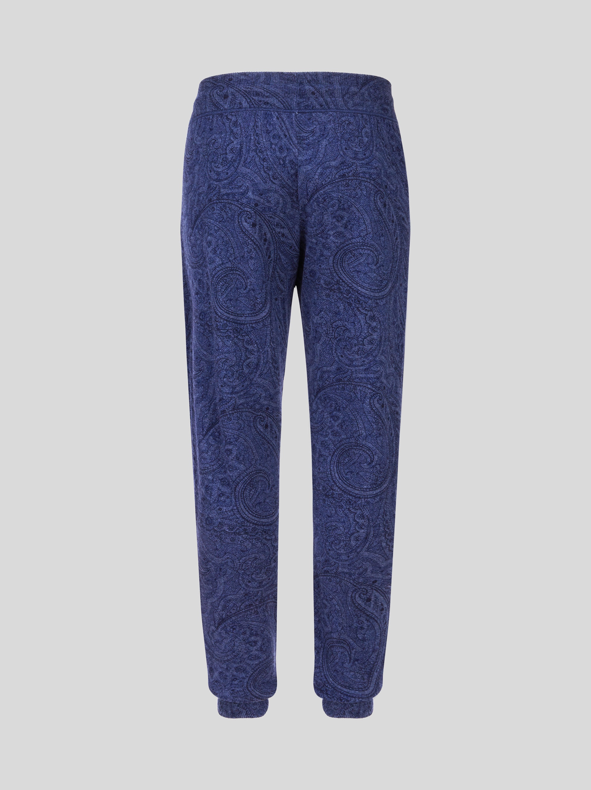 CASHMERE TROUSERS WITH PAISLEY PRINT - 5