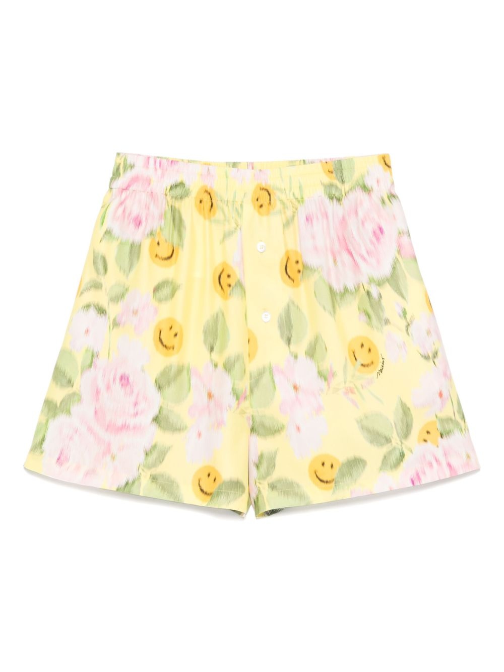 x Smiley floral-print shorts - 1