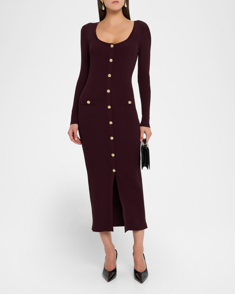 GENERATION LOVE Andolina Rib-Knit Midi Dress outlook