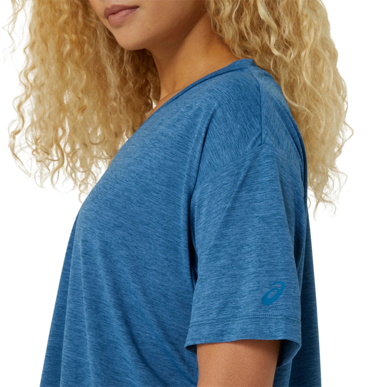 NAGINO FLEX HEATHER SHORT SLEEVE TOP - 4