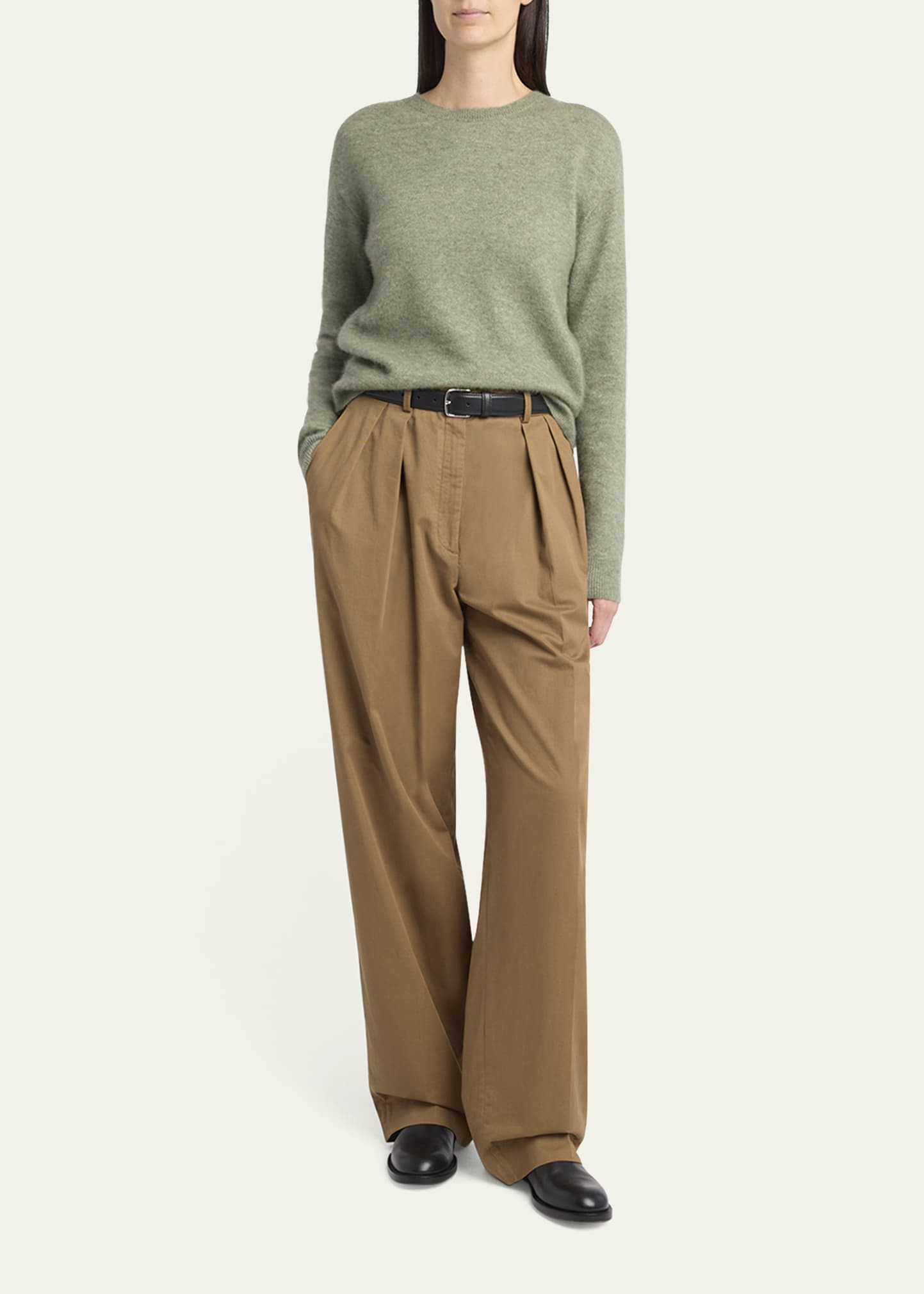 Igor Double-Pleated Wide-Leg Pants - 2