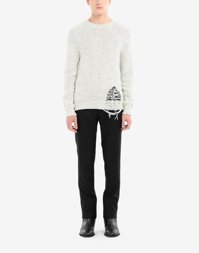 Maison Margiela Destroyed hem sweater outlook