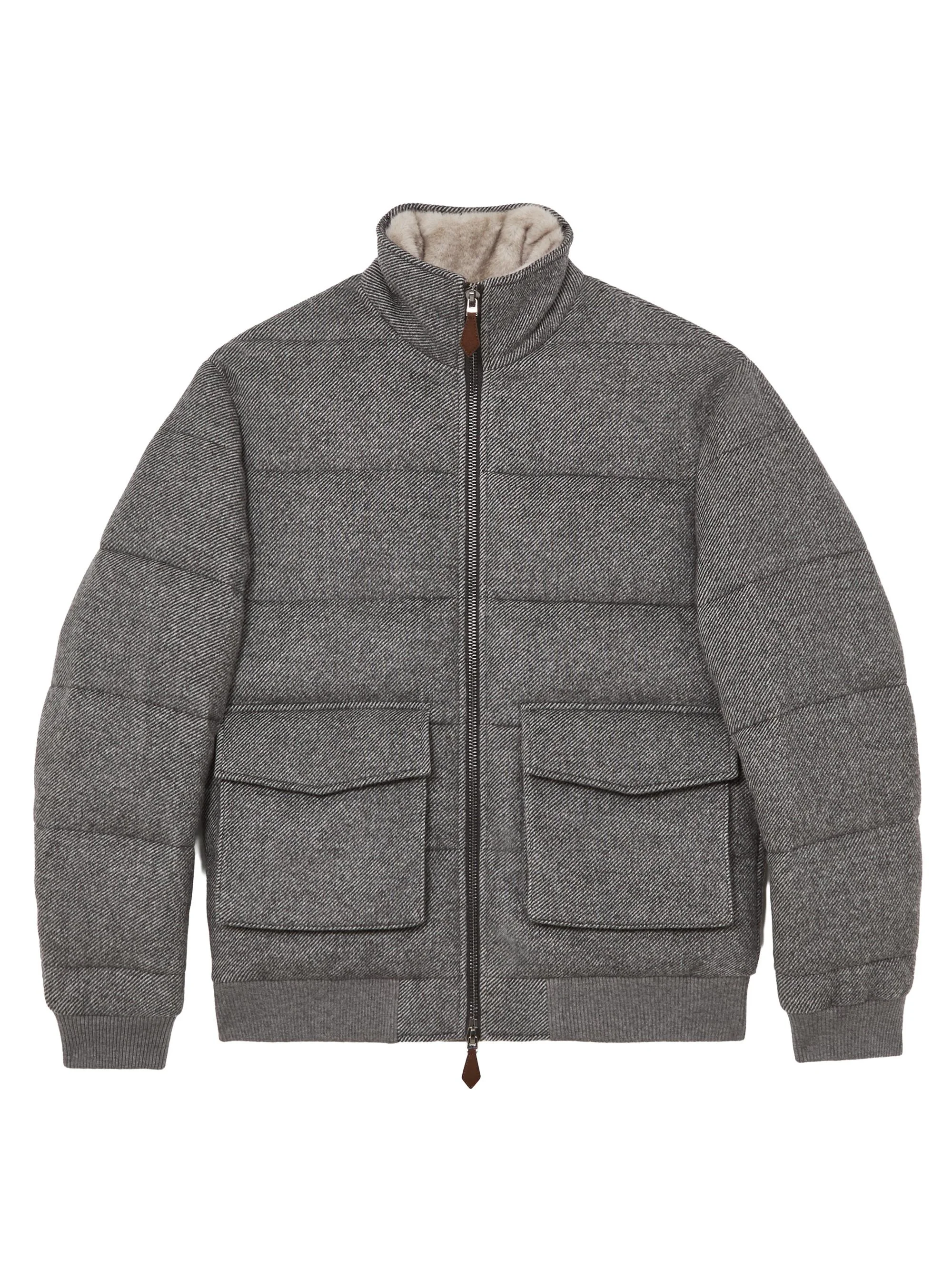 Men's Gerald Quilted Jacket - Grey - 1