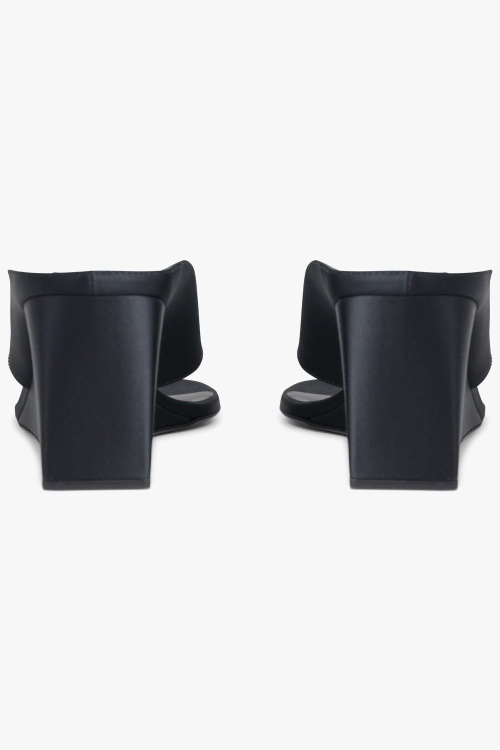 WEDGE 75MM THONG HEEL | BLACK - 5
